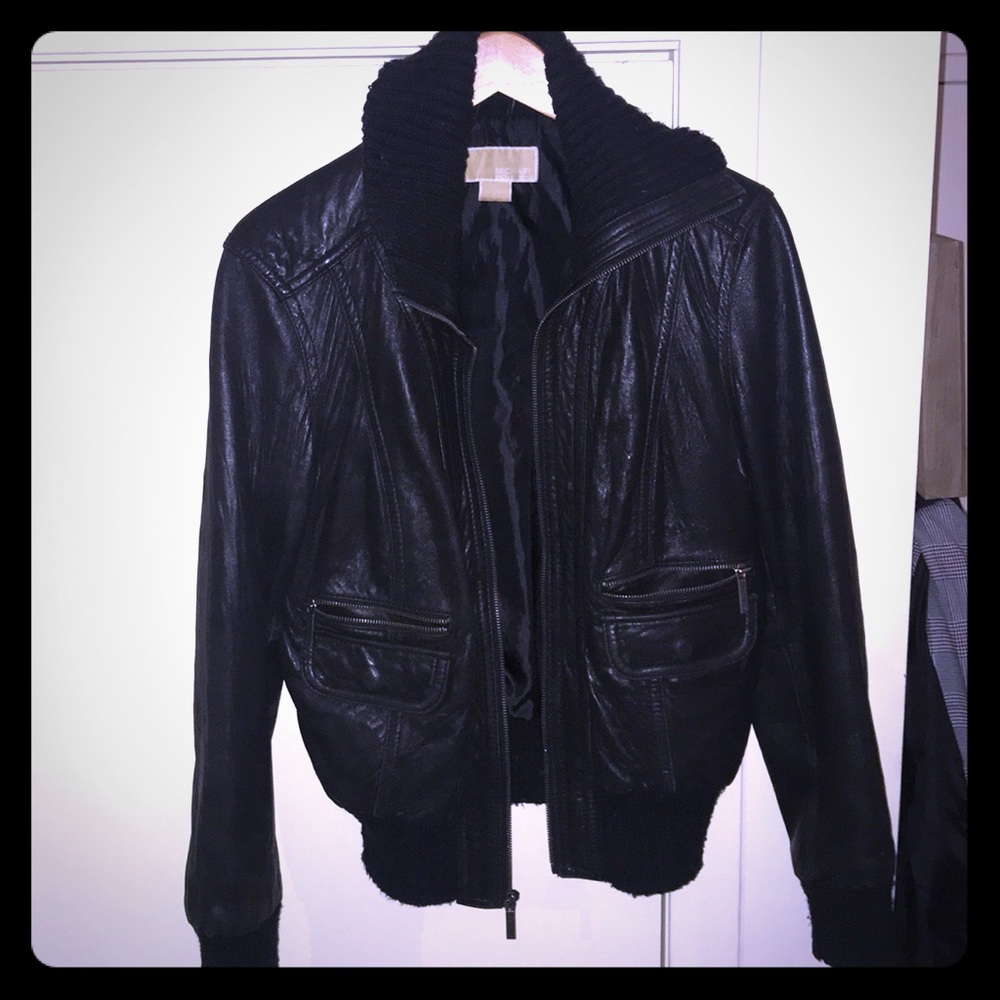 Leather jacket